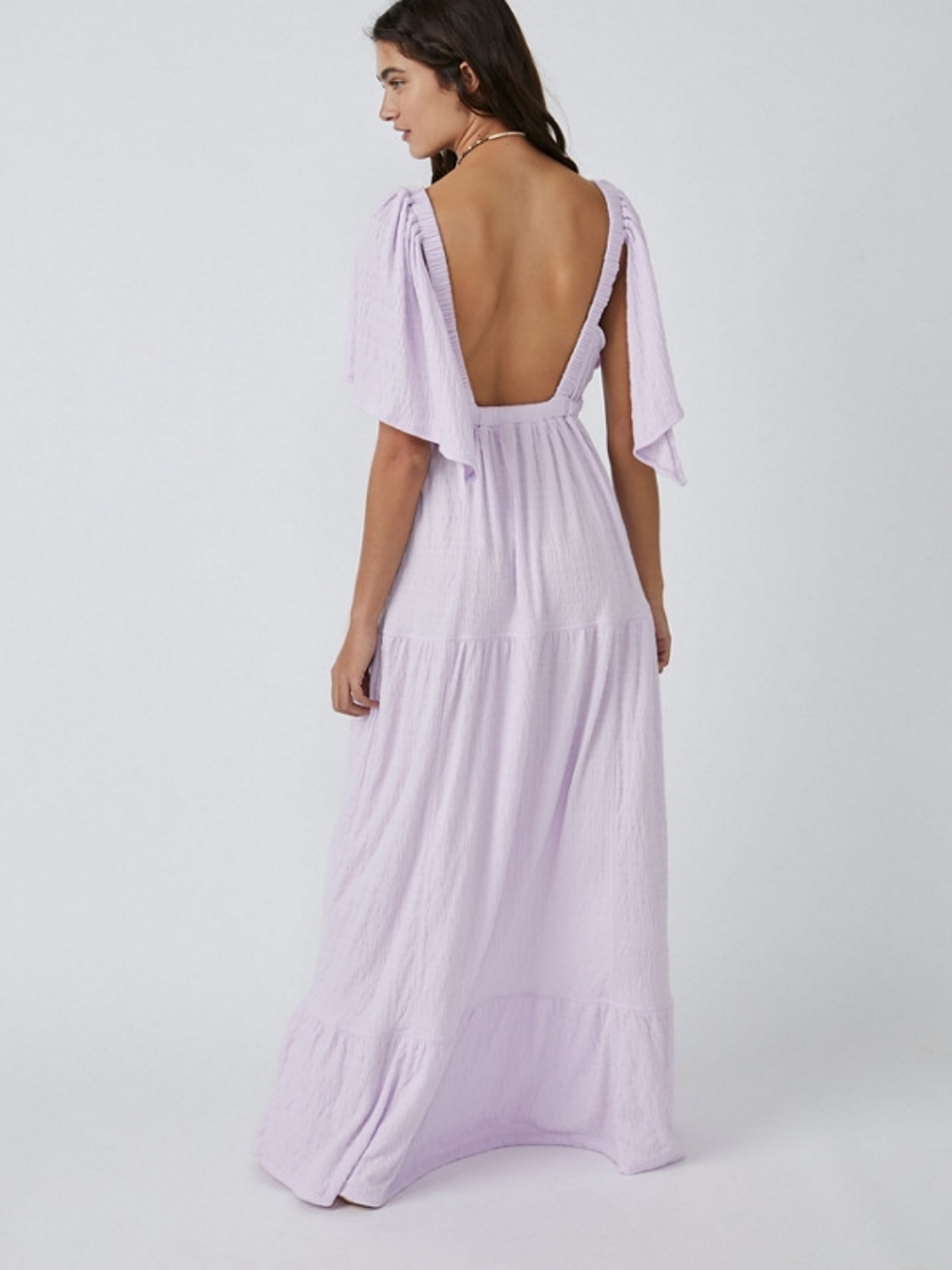 Free People Lavender Lilac Maxi Dress - Picture 2 of 10